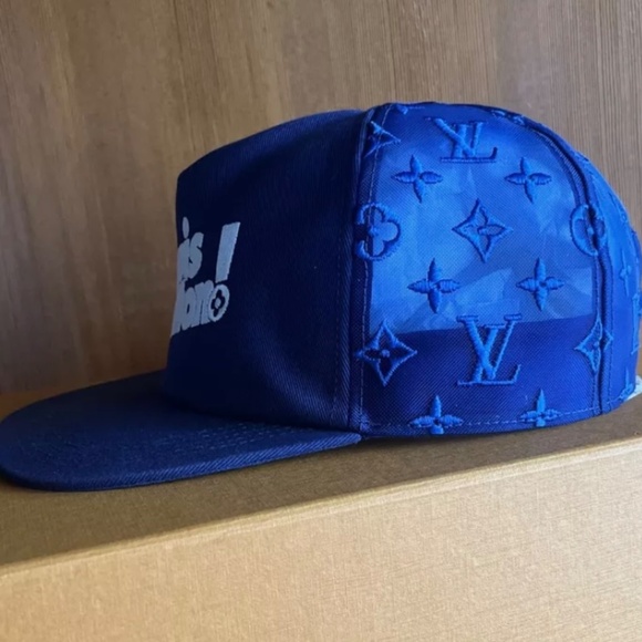 Louis Vuitton Monogram Mesh “Everyday” Trucker Hat Virgil Abloh Sz60 - Picture 4 of 9
